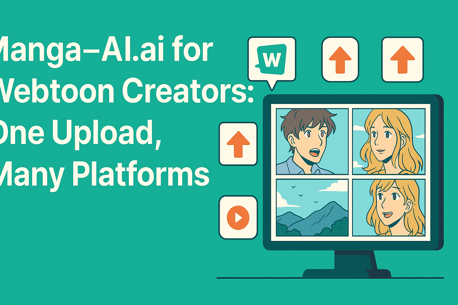 Manga‑AI.ai for Webtoon Creators: One Upload, Many Platforms