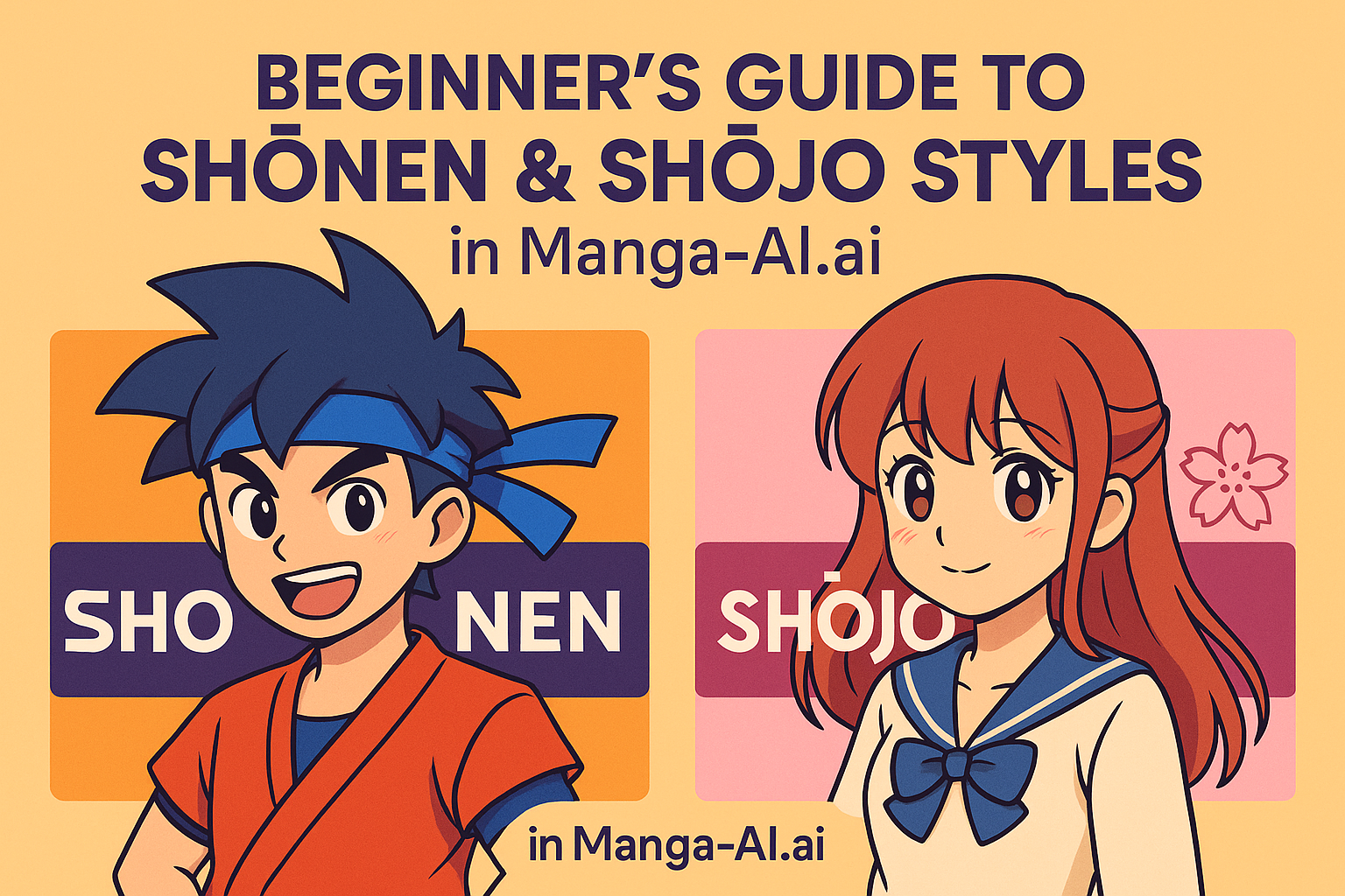 Beginner's Guide to Shonen & Shojo Styles in Manga‑AI.ai